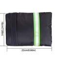 thumbnail image 5 of Faucet Freeze Protection Cover,Reusable Faucet Cover,Outdoor Faucet Cover for Winter,Waterproof Faucet Insulation Wrap with Reflective Strip,for Garden Yard Outside Hose,20x7.87 inch(Black 18x15cm), 5 of 9