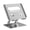 Silver, variant on Portable Foldable Computer Lifting Risers Laptop Desk Stand 360 Degree Rotation Base for Reading and Video Watching