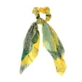 thumbnail image 2 of Diadema de bufanda floral y Scrunchies para el cabello Macarena, 2 of 8