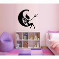 thumbnail image 1 of Decal ~ Fairy Moon #1 Chidlren Wall Decal 20" x 21", 1 of 3