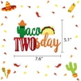 thumbnail image 6 of Taco Twosday Birthday Party Decorations Cake Topper Mexican Fiesta 2nd Birthday Party Supplies Dos Taco Bout Two Cake Topper, 6 of 6