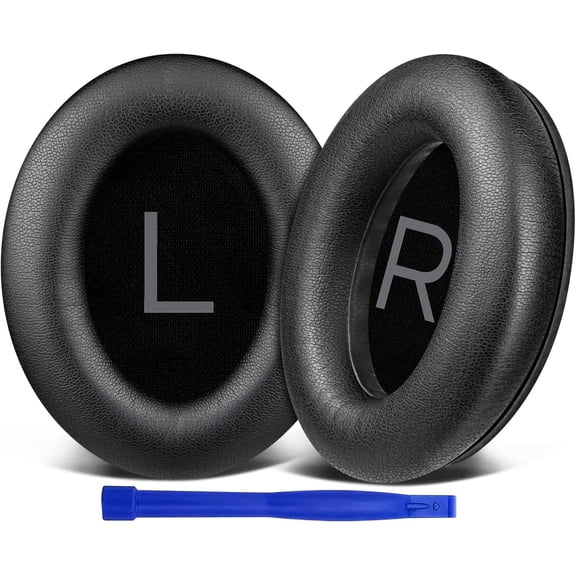 SOULWIT Earpads Replacement for Bose QuietComfort 45 (QC45)/QuietComfort SE (QC SE)/New Quiet Comfort Wireless Over-Ear Headphones, Ear Pads Cushions with Softer Protein Leather