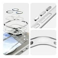 thumbnail image 3 of for iPhone 12 Magnetic Clear Case Compatible with MagSafe, Drop Protection Ultra Slim Shockproof Anti-Scratch Phone Case with Camera Lens Protector Dust-Proof for Men Women - White, 3 of 7