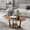 Red Oak, variant on Manora 2-Tier Oval Coffee Table with Storage Shelf for Living Room Bedroom, Red Oak Wood Grain and Black Metal