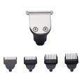 thumbnail image 1 of HLONK Electric Beard Shaver Head Metal Beard Razor Replacement Hair Trimmer Accessory for Three Heads Electric Shavers (1PC Clipper + 4PCS  Combs  No Beard Shaver), 1 of 7