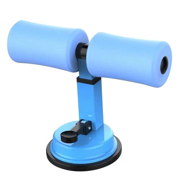 Asistente de sentadillas estable Entrenador de abdominales Barra de abdominales para piernas en casa Muslo Tónico muscular Azul Macarena Asistente de Sit Ups