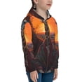 thumbnail image 5 of Kdxio Tree Hollow Meditating Giraffe Pattern Kids Boys Girls Zip Up Hoodie 3D Printed Hooded Sweatshirt Hoody Coat with Pocket 7-12 Y-Small, 5 of 6