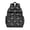 Black Cartoon Dinosaurs Fossils Pattern, variant on Black Cartoon Dinosaurs Text Pattern Cute School Backpack Bag for School with Padded Back and Adjustable Shoulder Straps 15.25"x11.5"x5.25"
