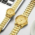 thumbnail image 6 of Chenxi Creative Golden Men's Quartz Wristwatches Women Men Full Steel Luxury Clock Brand Watches Lovers' Waterproof Gold Watch - Quartz Wristwatches, 6 of 7
