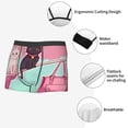 thumbnail image 3 of Yiaed Cats On Broomstick Print Men's Soft Cotton Boxer Shorts Breathable Boxers Underwear Moisture-Wicking Underwear Stretch Boxer Briefs for Man-Medium, 3 of 5