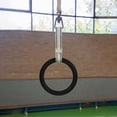 thumbnail image 4 of IFANLANDOR 2PCS Outdoor Gymnastics Rings ABS Black for Rows Women in Cross-Training Sessions, 4 of 6