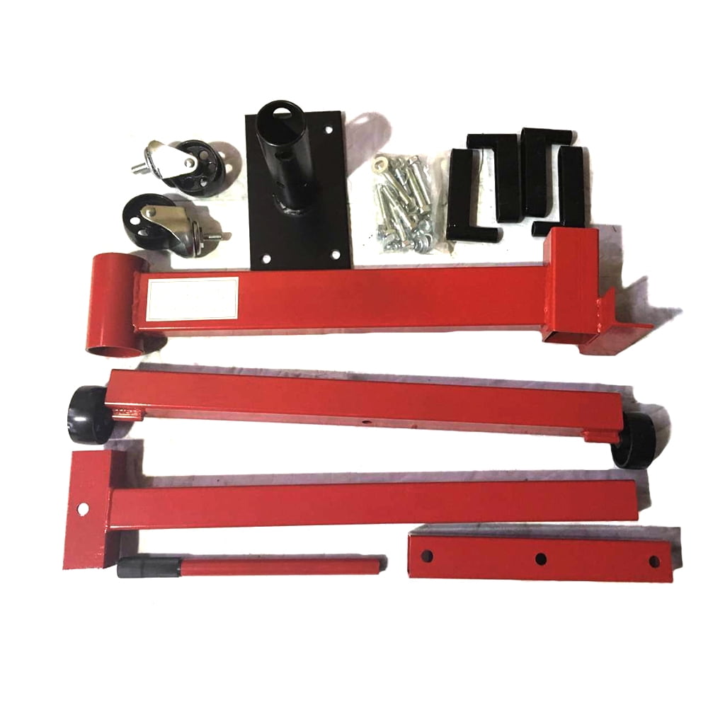 Ktaxon Engine Stand 1000lb Pro Hoist Automotive Lift Rotating 4 Leg Type Motor Red