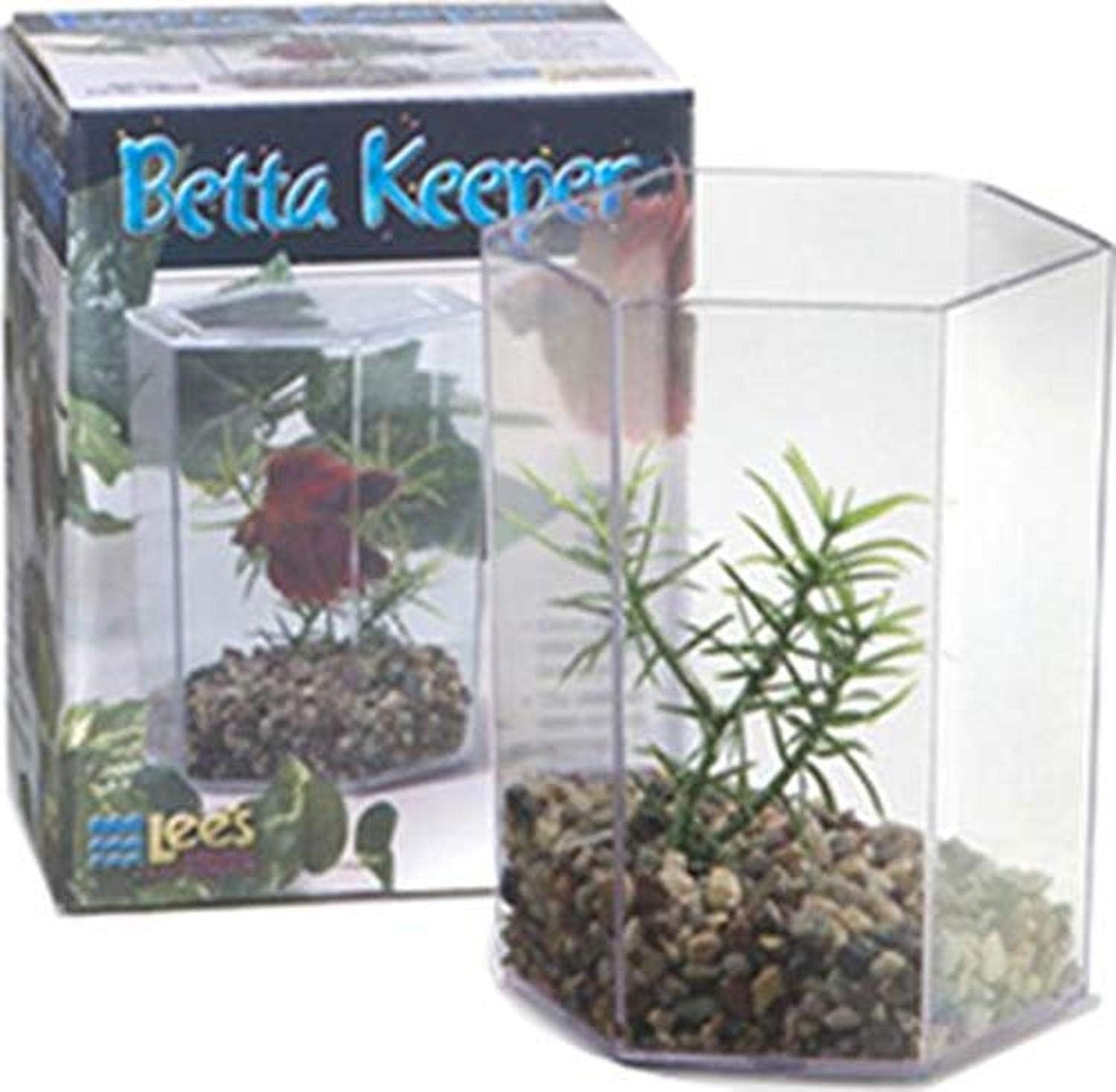 Lee's Betta Keeper Hex Aquarium Kit 24 oz