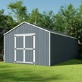 thumbnail image 3 of Little Cottage Co. 12x24 Value Gable Shed, Outdoor Wood Storage Do-It-Yourself Precut Kit, 3 of 13