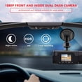 thumbnail image 2 of FIEWESEY Dash Cam with WiFi, 1080P Dual Lens, Parking Mode, GPS, Loop Recording, Speed, 2 of 8