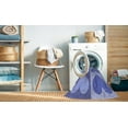 thumbnail image 2 of Ahgly Company Machine Washable Indoor Square Transitional Jeans Blue Area Rugs, 7' Square, 2 of 7