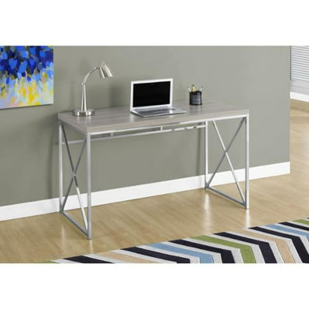 Monarch 48 Inches Long, Dark Taupe Computer Desk - Walmart.com