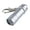silver, variant on Mini Compact 3 LED Aluminum Flashlight With Keychain Clip Waterproof Mini Torch For Outdoor Camping Hiking Emergency Use