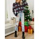 thumbnail image 4 of Suéter de Navidad para mujer, suéteres casuales de manga larga con cuello redondo de Navidad Romacci Camiseta de manga corta, 4 of 7