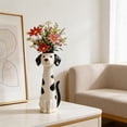 thumbnail image 4 of Cute Dog Themed Decorative Vase, Novelty Weird Dog Shaped Flower Holder for Home Decor, Living Room, Bedroom, Office, Shelf Display, Gift Giving & Floral Arrangement Use, 4 of 5