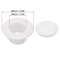 thumbnail image 3 of Unique Bargains Round Vent Cover ABS Plastic Adjustable Air Vent Cover White 4pcs 2.68" x 1.34", 3 of 5