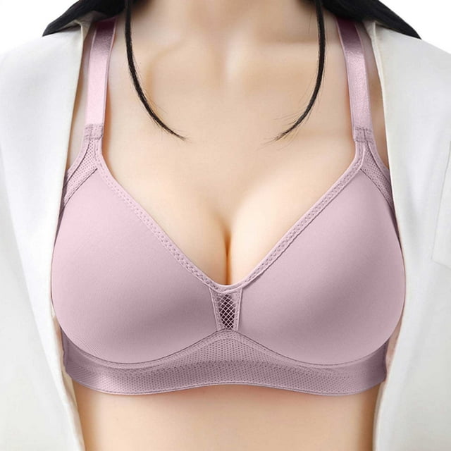 Comfortable Seamless Full Coverage Bra for Women, Wireless with Soft Support, Nylon/Spandex, Regular & Plus Sizes, 36 - 46