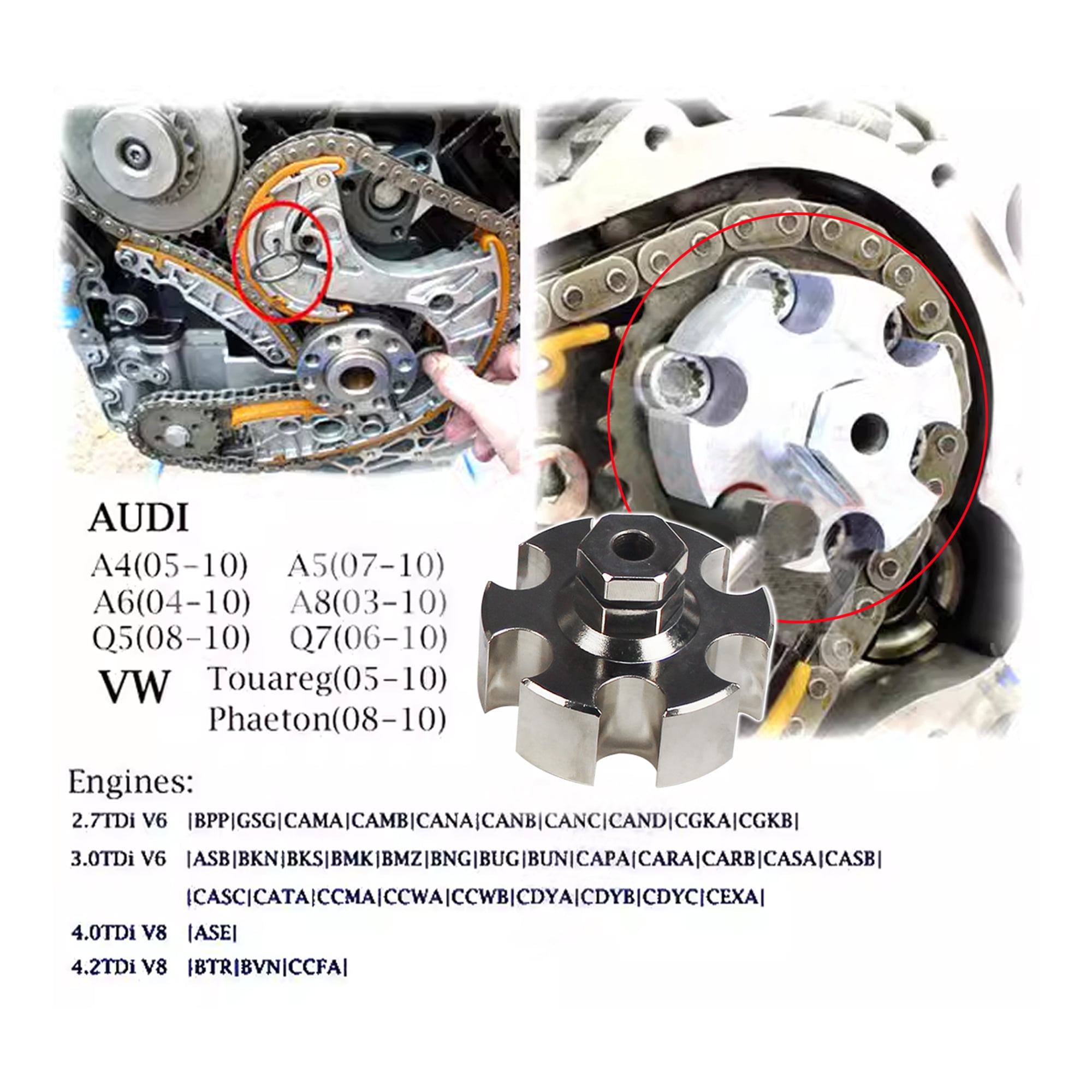 Volkswagen Audi Diesel Timing Tool Complete Set for 2.7L