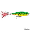 thumbnail image 2 of Rapala Skitter Pop 07 Topwater Fishing Lure 2.75" 1/4oz Silver Blue, 2 of 2