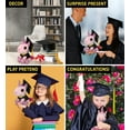thumbnail image 6 of DolliBu Sparkle Eyes Pink Unicorn Graduation Plush Toy - Super Soft Graduation Stuffed Animal Dress Up Gown and Cap with Tassel - Cute Congratulatory Graduation Gift - 8 Inches, 6 of 6