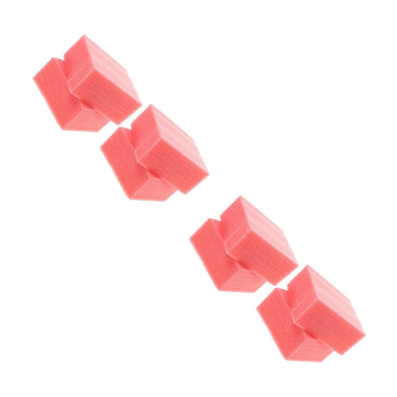 FOMIYES Versatile Red Cotton Foam Blocks for Stable Support in Crafts, 8Pcs