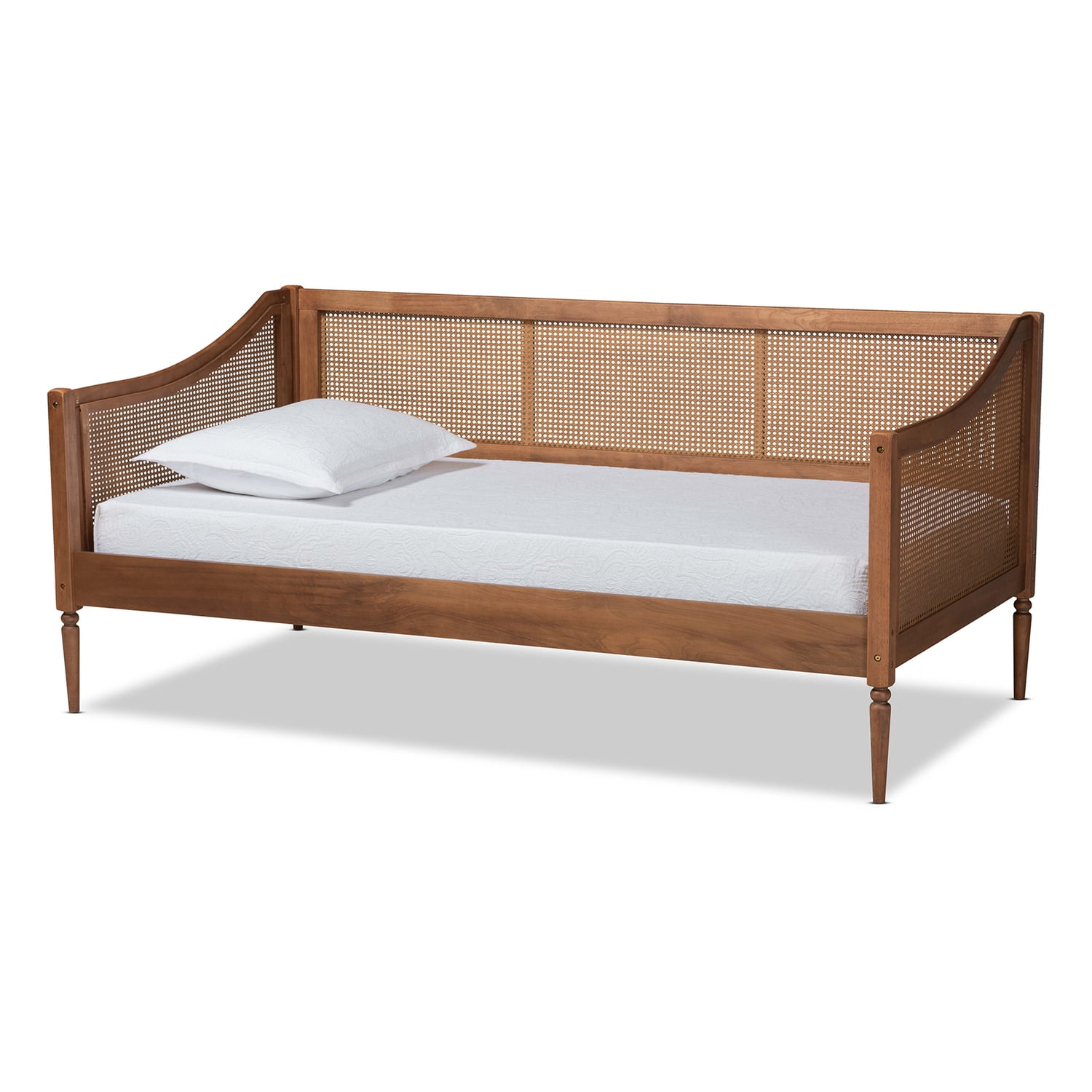 Baxton Studio Select Vintage Rubberwood Full Daybed with Baxton Studio Select Vintage Rubberwood Full Daybed with