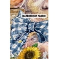 thumbnail image 6 of Outdoor Throw Pillow Cover Vintage Farm Pig Animals Sunflowers Waterproof Cushion Covers 2 Pack Watercolor Wooden Board Pillow Cases Home Decoration for Patio Garden Couch Sofa, 6 of 7