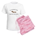 thumbnail image 6 of CafePress - Dachshund Through The Snow Pijamas - Women's Short Sleeve Print T-Shirt and Pants Light Cotton Pajama Set, 6 of 7