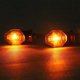 thumbnail image 5 of 2 bombillas de luz indicadora de señal de giro de motocicleta universales negras de 12 V, 5 of 5