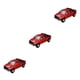 thumbnail image 5 of Vogacara 2 uds aleación Ram Pickup modelo de coche-pintura de protección del medio ambiente mano de obra sonido juguete aleación de alta rojo Type1 NO1, 5 of 6
