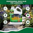thumbnail image 2 of Rock Glue Mulch Glue 204OZ Fast-Dry Non-Toxic Dries Clear Strong Stabilizer for Landscaping, 2 of 6