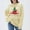 #3Yellow, variant on Byworldtasic Women's Christmas Snowflake Trucks Patterns Knitted Sweater Long Sleeve Floral Printed Pullover Tops