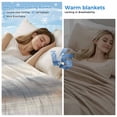 thumbnail image 2 of Beige Gray Cooling Blanket, Lightweight Breathable Summer Throw Blanket with Double Sided Cold Effect,Abstract Grunge Mottled Neutral Texture Picnic Beach Blankets Bed Sheet for Hot Sleepers 30"x40", 2 of 8