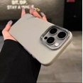 thumbnail image 1 of Solid Color Skin-Feel Mobile Phone Case For IPhone 14 13 12 11 Pro Max Skin-Friendly Phone Cover For IPhone 12 13 14 15 ProMax, 1 of 7