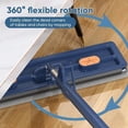thumbnail image 3 of Saker Sakerplus Large Flat Mop - 360° Rotatable Head & Adjustable Stainless Steel Handle for Hardwood, Tile, Windows - Heavy Duty Floor Cleaning Tool, 3 of 9