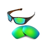 Walleva Emerald Polarized Replacement Lenses for Oakley Hijinx Sunglasses