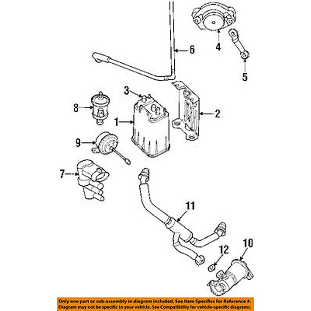 Chrysler Oem Emission Vapor Canister Vacuum Regulator 4606226ac Walmart Com