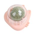 thumbnail image 1 of Catnip Toys Comida para gatos natural y saludable Comestible Catnip Ball Catmint Snacks (Rosa), 1 of 4