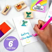 Just My Style Wooden Stamp, Art & Craft Kit for Boys & Girls, Kids & Teens (28 Pieces)