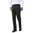 thumbnail image 5 of AZoiNM Men's Slim Fit Dress Pants Flat Front Business Casual Trousers 4 Pocket Polyester Viscose Blend, 5 of 11