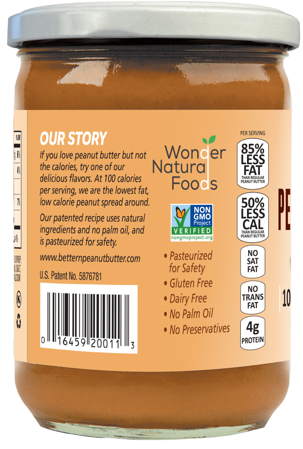 Better'n Peanut Butter Original - 100 Calories, Lower Fat - 16 oz
