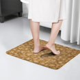 thumbnail image 4 of Golden Christmas Snowflake Pattern Flannel Non Slip Door Rugs,Washable Door Mats Indoor,Decorative Door Mats,Dirt-Resistant and Absorbent Doormat for Entrance,Bedroom,Kitchen,Bathroom,23.5"x16", 4 of 5
