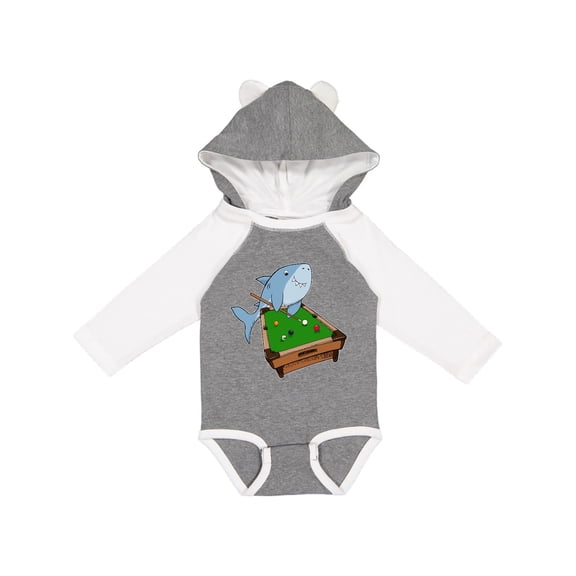 Inktastic Pool Shark Boys or Girls Long Sleeve Baby Bodysuit