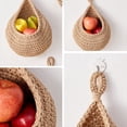 thumbnail image 4 of Cestas de Frutas para Colgar en la Pared para Cocina, Paquete de 3 Cestas Tejidas para Colgar Verduras B, 4 of 8