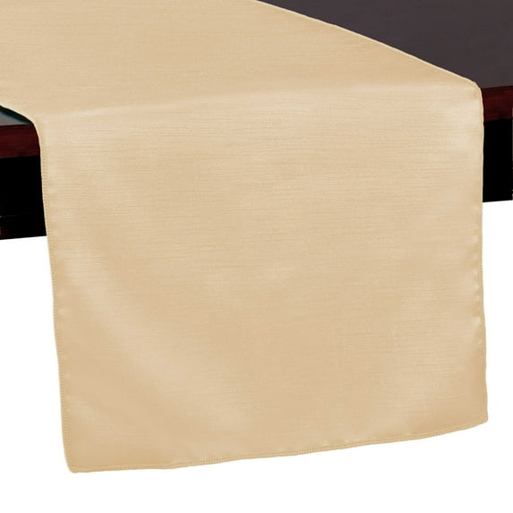 Ultimate Textile Reversible Shantung Satin - Majestic 14 x 90-Inch Table Runner